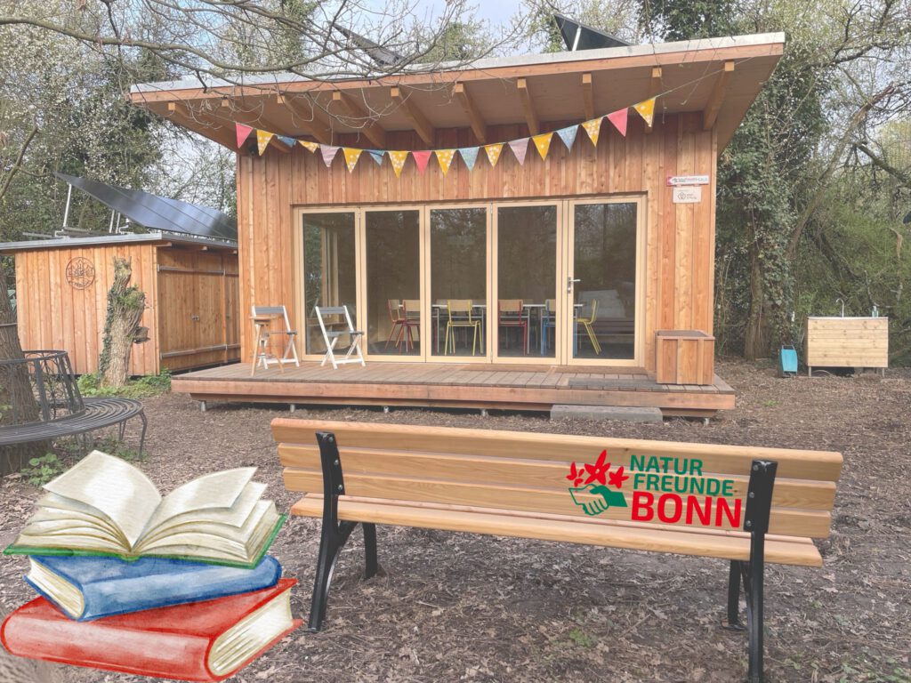 Das Naturfreundehaus mit Büchern